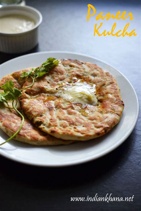 Paneer Kulcha Recipe Restaurant Style Paneer Kulcha Indian Bread