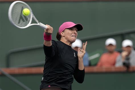 Wta Indian Wells Iga Wi Tek Maria Sakkari O Kt Rej Transmisja Tv