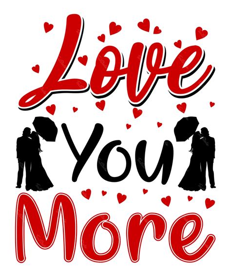 Love You More Premium Vector File