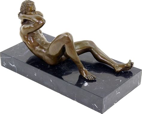 Buy Muscular Male Nude Toyboy Eric Gay Bronze Statue Sexy Figurine Erotic Nude Bedroom