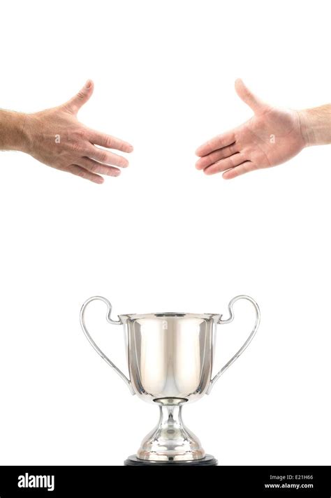 A trophy isolated against a white background Stock Photo - Alamy