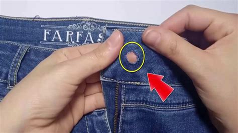 Cómo reparar los botones de los jeans rápidamente una aguja y listo