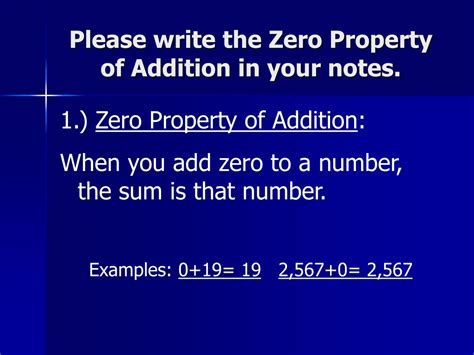 Ppt Properties Of Addition Day 1 Powerpoint Presentation Free