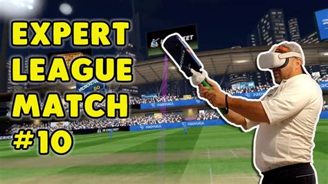 Vr Cricket Guy Expert League Match 10 First League Match Using The