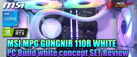 MSI MPG GUNGNIR 110R WHITE PC Build white concept SET Review ,MSI MPG ...