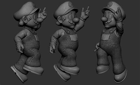 Free Stl File Mario・3d Printing Template To Download・cults