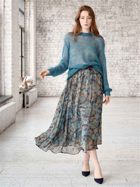 Шифоновая юбка длинная шелковая купить | Tatiana Larina