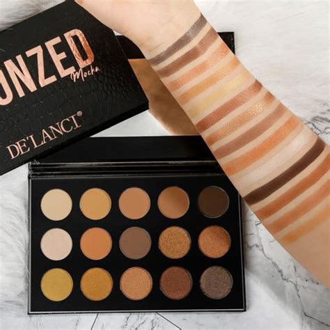 De Lanci Bronzed Mocha Color Nude Eyeshadow Makeup Pallete