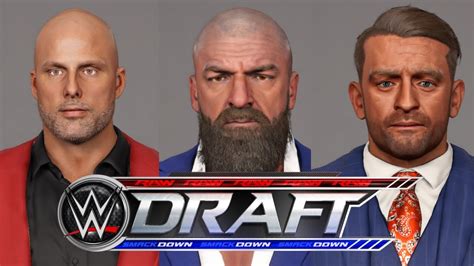 Wwe 2k23 Universe Mode Draft Day Youtube