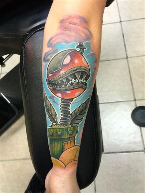 piranha plant by Chad Pelland: TattooNOW