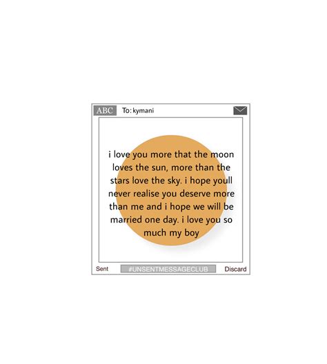 Unsent message to Kymani – Unsent message club