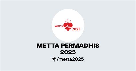 Metta Permadhis 2025 Instagram Tiktok Linktree
