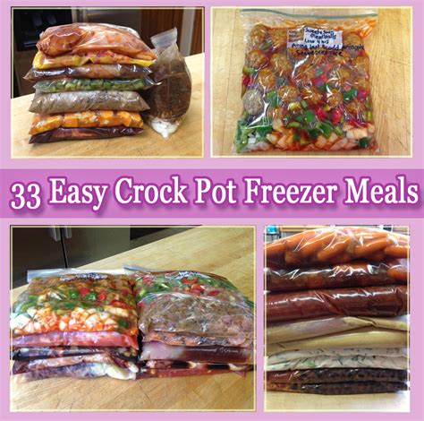 33 Easy Crock Pot Freezer Meals - Mommy's Fabulous Finds
