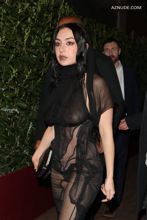 Charli Xcx Sexy Flashes Her Hot Breasts At The Brit Awards Universal Afterparty In London Aznude