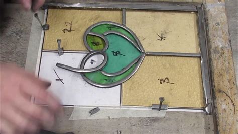 Sophies Stained Glass Making A Stained Glass Decorative Panel Leading Youtube