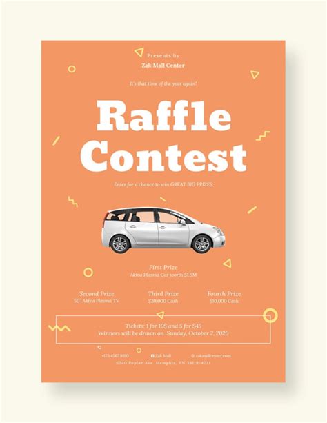 18 Awesome Raffle Flyer Designs Psd Ai Indesign Design Trends Premium Psd Vector Downloads