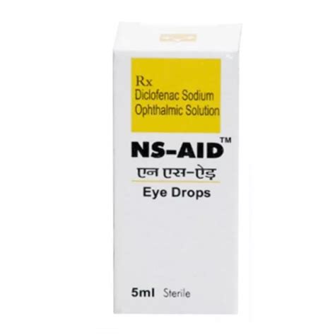 Ns Aid 5 Ml Eye Drop Diclofenac Sodium Voltaren Its Precautions