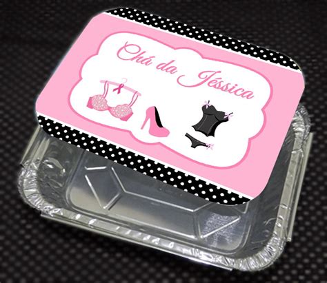 Marmitinha Personalizada Ch De Lingerie Elo