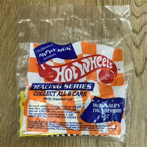 McDonald S Happy Meal Hot Wheels McDonald S Thunderbird Shopee Malaysia