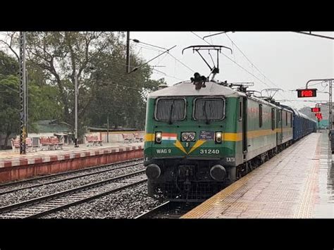 Twin TATA WAG9 HC Pulling BCNHL Wagons YouTube