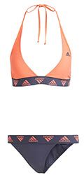 Μαγιο Adidas Performance Neckholder Bikini Πορτοκαλι γκρι m