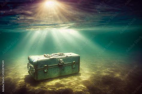 luggage   bottom   water  image filled  mystery