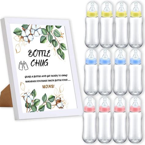 Amazon Baby Bottle Chug Game Sign Baby Shower Bottle Chug Game