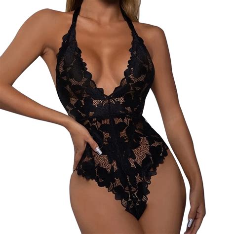 Gdreda Sexy Plus Size Lingerie Women Lingerie Lace Backless Lanyard
