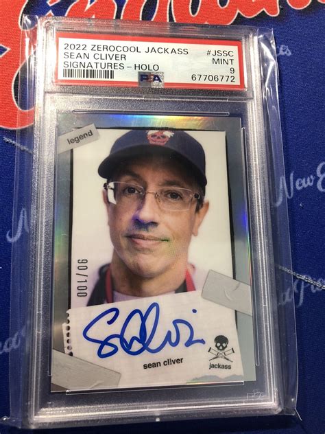 2022 Zerocool Sean Cliver Auto 100 Silver Holo Refractor Jackass