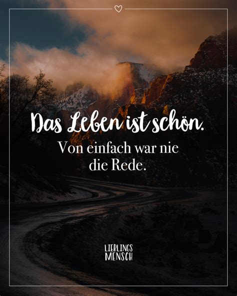 Das Leben ist schön Von einfach war nie Rede VISUAL STATEMENTS