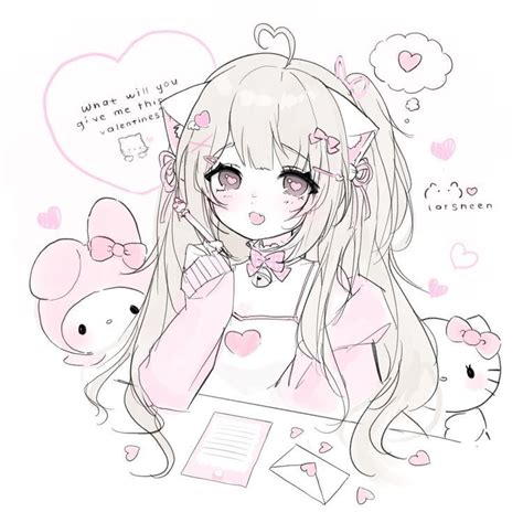 ૮ ˶ᵔ ᵕ ᵔ˶ ა Follow Me Cute Drawings Kawaii Drawings Cute Art