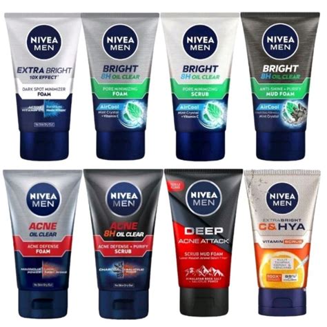 Nivea Men Scrub Mud Foam Foam Facial Wash 100ml 100ml Shopee Malaysia