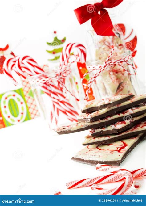 Peppermint Bark Stock Image Image Of Peppermint Holiday 283962511