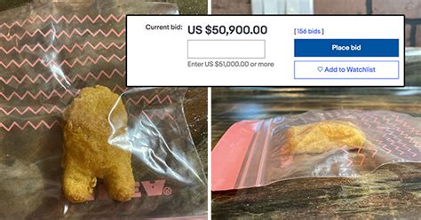 Among Us Shaped Chicken Nugget Currently Priced At 50k On Ebay Funny
