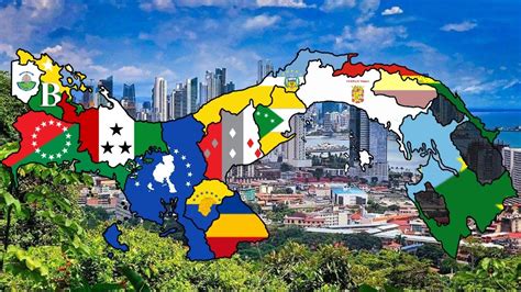 Panama Provinces Flag Map Speedpaint Youtube