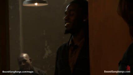 Wife Pays Debt In Interracial Group Sex