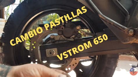 Cambio Pastillas Traseras V Strom 650 YouTube