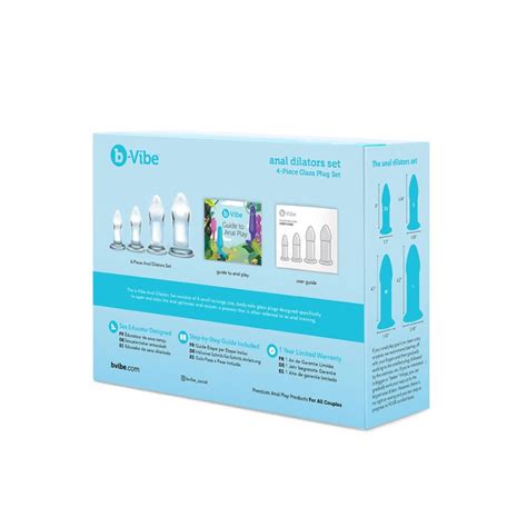 B Vibe Glass Anal Dilators Set