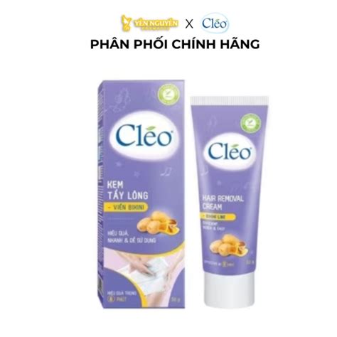 Kem T Y L Ng Vi N Bikini T Khoai T Y M T Ong Cleo Hair Removal Cream Bikini Line G