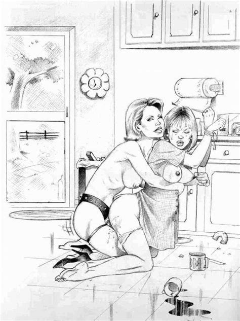 Lesbian Bondage Drawings