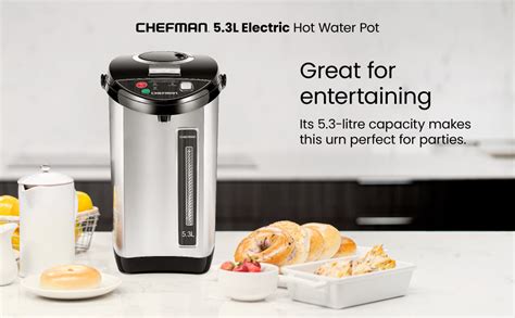 Chefman L Electric Hot Water Dispenser Urn W Auto Manual Dispense