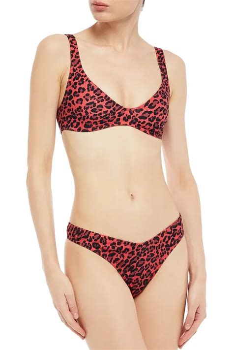 Buy Zimmermann Separates Sculpt Leopard Print Low Rise Bikini Briefs