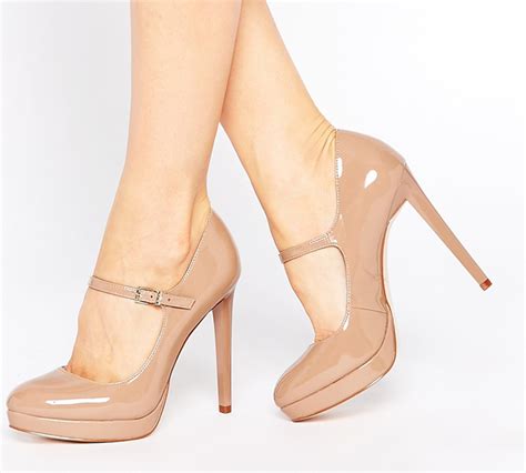 The Perfect Nude Mary Jane Pumps From Faith Shoeperwoman
