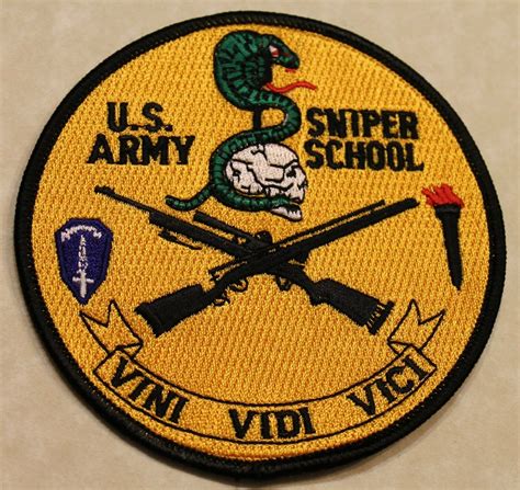 United States Us Army Sniper School 1990 Patch Rolyat Military