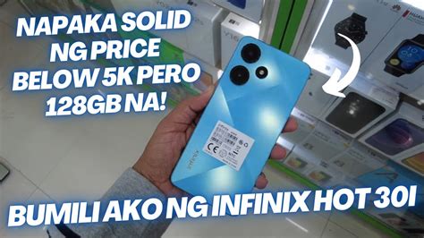 BUMILI AKO NG INFINIX HOT 30i GRABA NA TALAGA SI INFINIX NAPAKA MURA LANG NITO 4GB 128GB NA