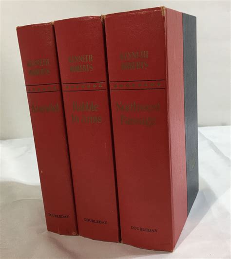 Kenneth Roberts Novels Vintage Collection Doubleday Red Blue Hardcover