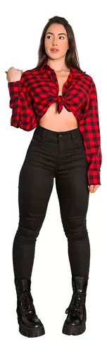 Calça Hot Fair Feminina Preta Cintura Alta Jeans Black Parcelamento sem juros