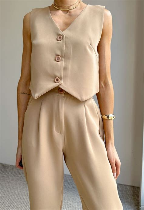 Conjunto Alfaiataria Cal A Nude Aive Store