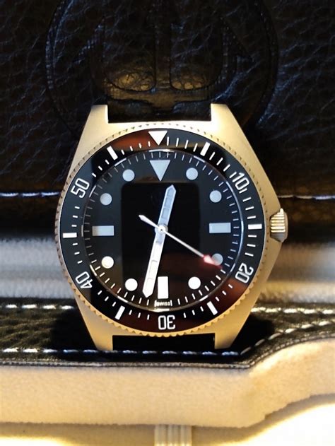 Sold Karlskrona Hemlig No Date Military Dive Watch Benrus Type I