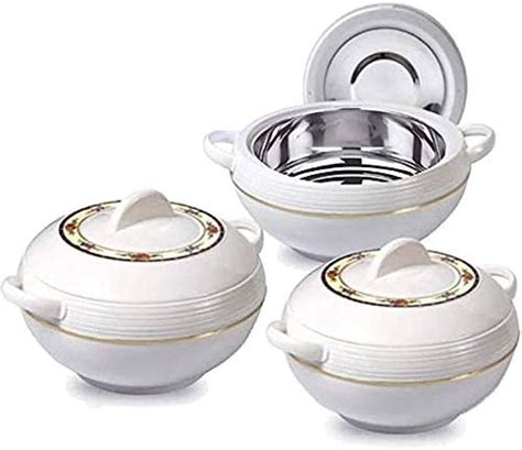 Tmvel Ambiente Food Warmer Hot Pot Set Of Insulated Casseroles